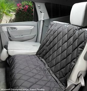 dog car seat cover with fold down seat