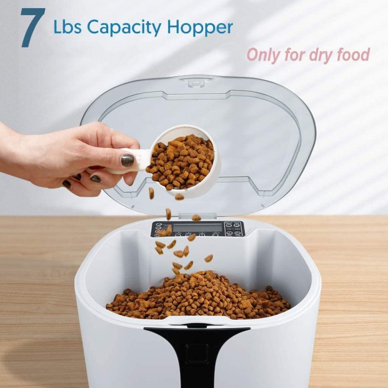 Automatic Pet Feeder for Dog and Cat Food Dispenser with Timed